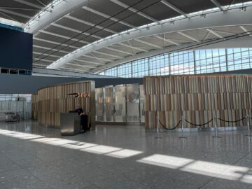 British Airways First Wing London Heathrow Terminal 5 Eingang