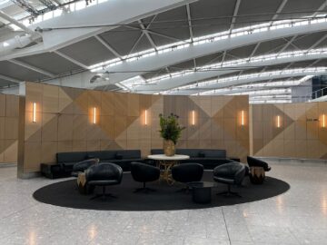 British Airways First Wing London Heathrow Terminal 5 Wartebereich