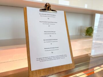 Lufthansa Senator Lounge Berlin Speisekarte