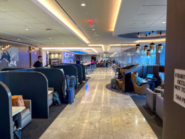 United Polaris Lounge San Francisco Sitze Obere Etage