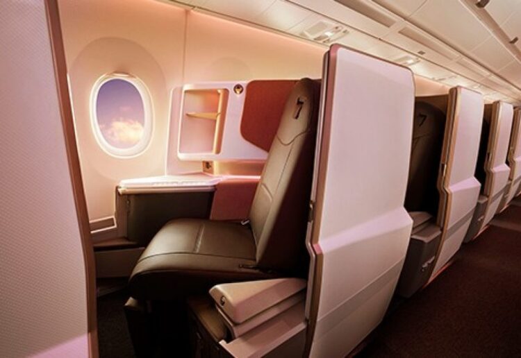 Virgin Atlantic Airbus A350 1000 Upper Class Sitz Copyright