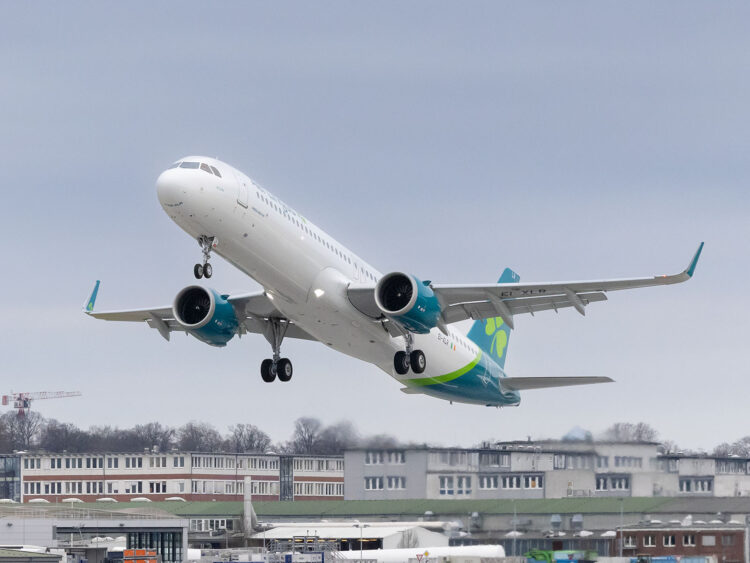 Aer Lingus Airbus A321 Xlr Copyright
