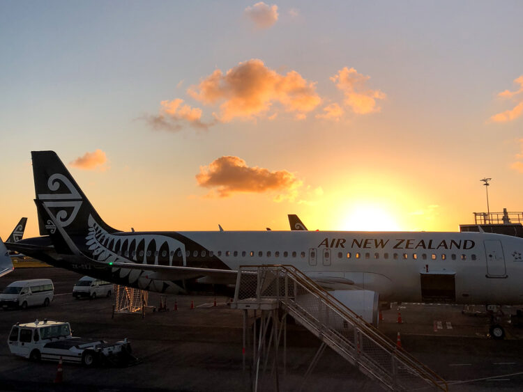 Air New Zealand A320 Auckland Flughafen