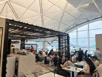 American Express Centurion Lounge Hongkong Hauptbereich