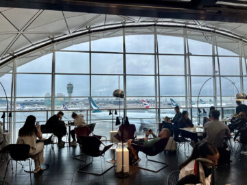 American Express Centurion Lounge Hongkong Terrasse