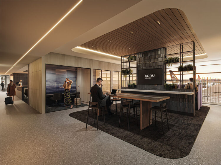 Neue Air Zealand Koru Lounge Business Area Copyright
