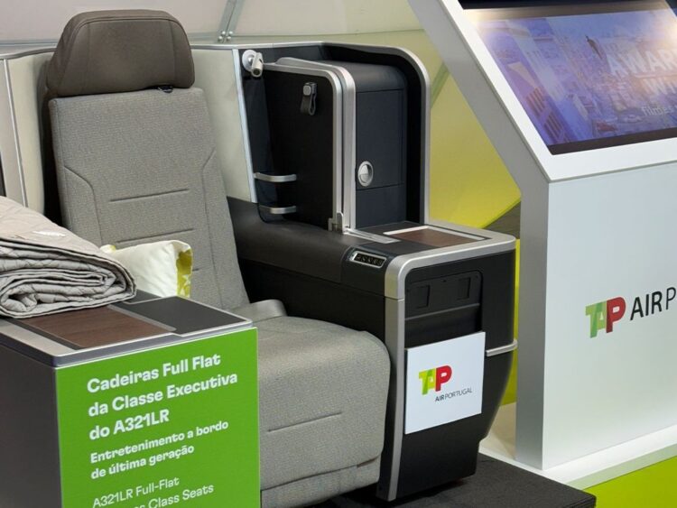 Tap Air Portugal Airbus A321lr Business Class Sitz Messe Copyright