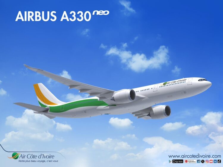 Air Cote Divoire Flugzeug Airbus A330 Neo Copyright