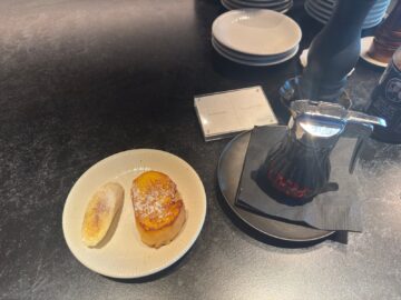 American Express Centurion Lounge Tokyo Haneda French Toast