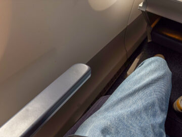 Lufthansa Aribus A350 Ex Pal Business Class Sitz Armlehne