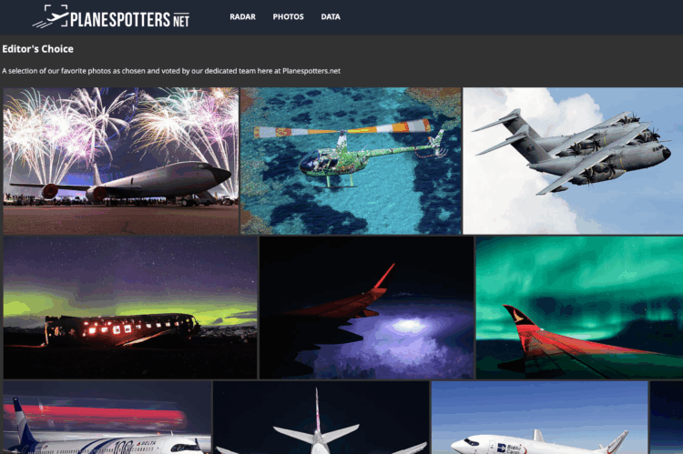 Planespotters.net Photos Editor's Choice