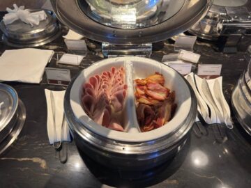 Singapore Airlines Silverkris Lounge Bangkok Bacon