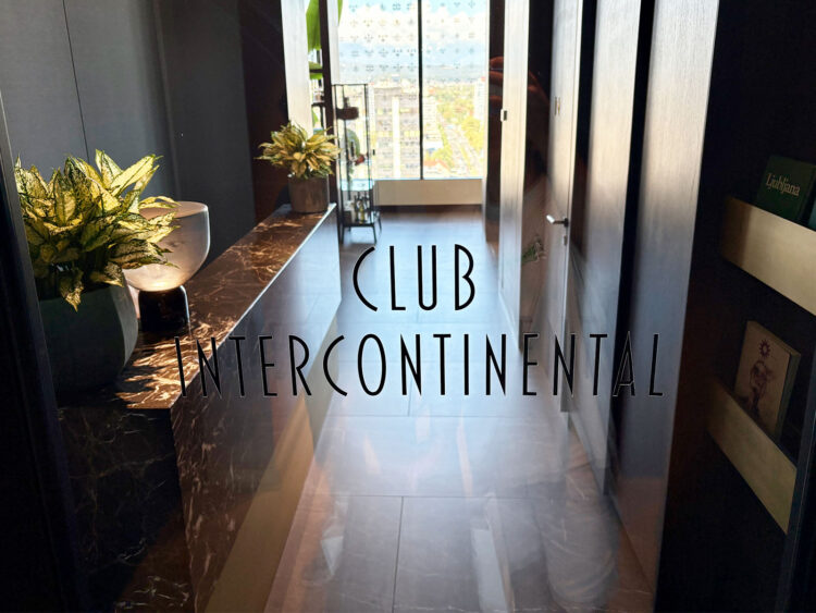 Club Intercontinental Lounge Schild Ljubljana