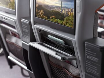 Eva Air Premium Economy Class Boeing 787 9 Bildschirm Copyright