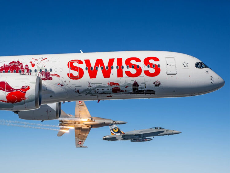 Swiss Airbus A350 900 F18 Copyright Vbs : Swiss Air Force : Christian Lucek