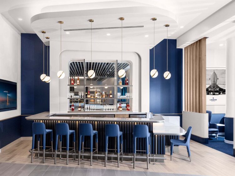Air France Business Lounge Chicago Bar Copyright