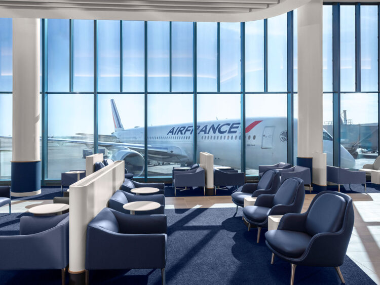 Air France Business Lounge Chicago Fensterfront Copyright