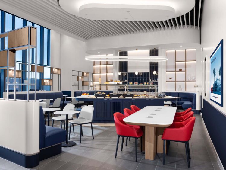 Air France Business Lounge Chicago Speisebereich Copyright