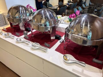 Turkish Airlines Lounge Bangkok Buffet Warme Speisen