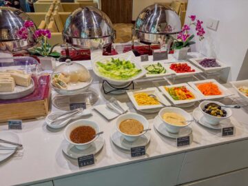 Turkish Airlines Lounge Bangkok Essen Buffet