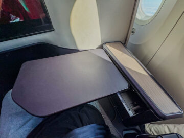Air New Zealand Boeing 787 9 Neue Business Premier Class Tisch