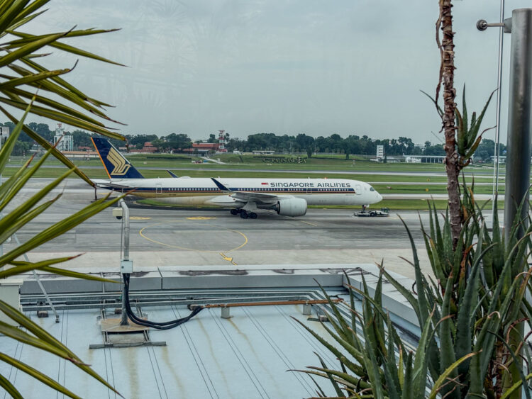 Singapore Airlines Airbus A350 900 Changi Singapur Airport