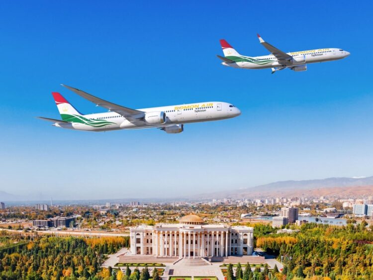 Somon Air Boeing 787 Und Boeing 737 Copyright