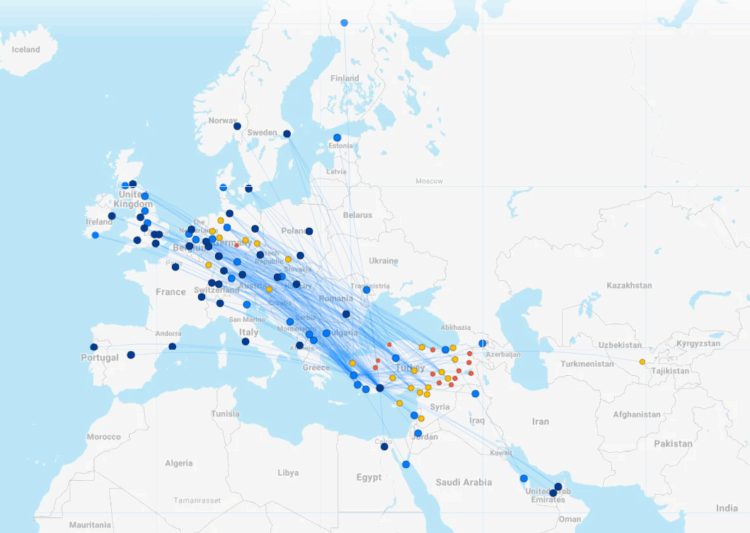 Sunexpress Streckennetz Februar 2026 Flightconnections
