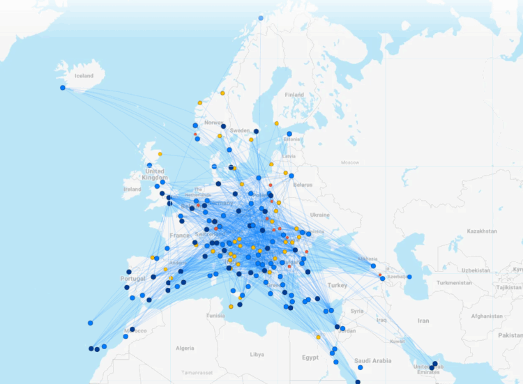 Wizzair Streckennetz Juni 2026 Flightconnections