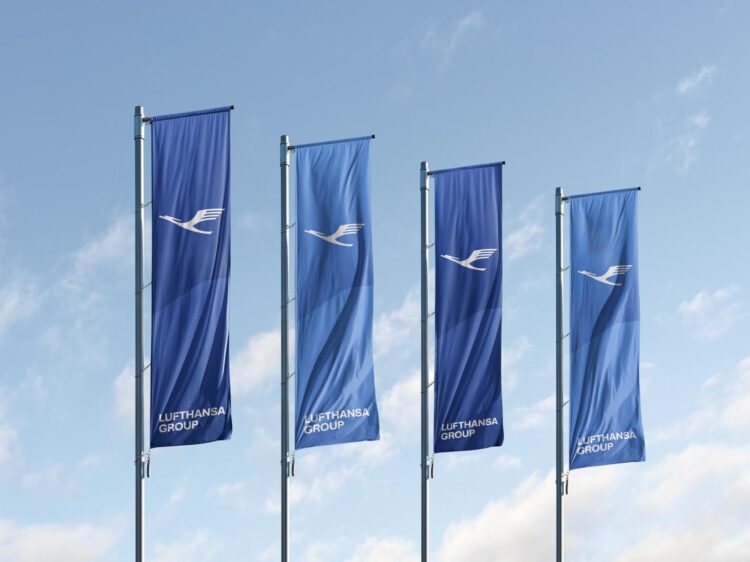 Lufthansa Group Neuer Markenauftritt Flaggen Copyright