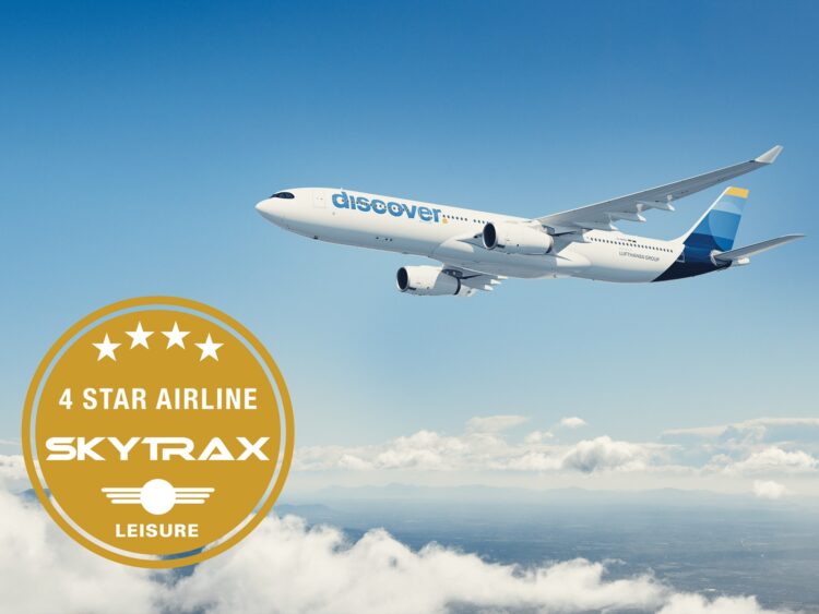 Skytrax Discover Airlines Sterne Copyright