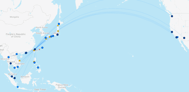 Starlux Airlines Strecken Flightconnections