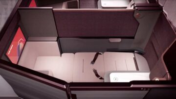 Air India Neue First Class Bett Rendering