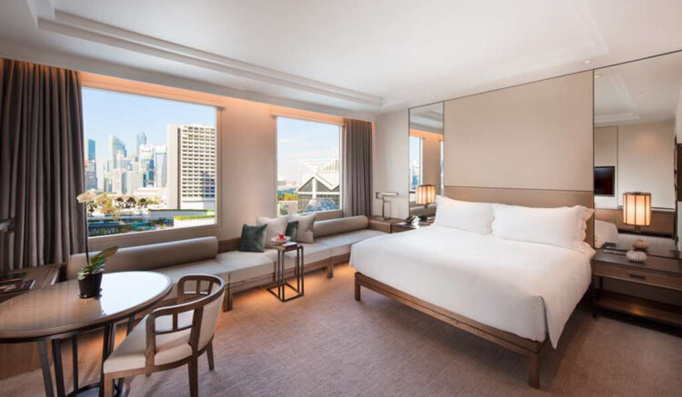 Conrad Singapore Marina Bay Zimmer Tag Copyright