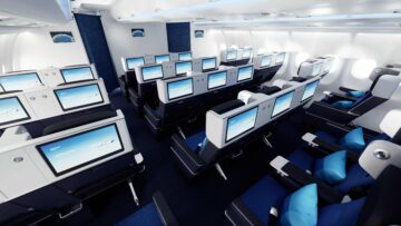 Discover Airlines Ocean Blue Premium Economy Class 3