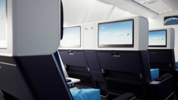 Discover Airlines Ocean Blue Premium Economy Class 5
