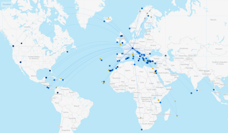 Edelweiss Streckennetz Flightconnections Juli 2026