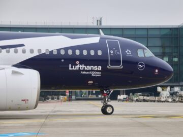 Lufthansa Airbus 320neo Sonderlackierung 100 Jahre Nahaufnahme Copyright