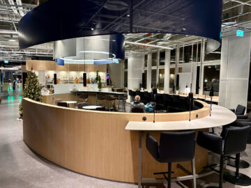 Lufthansa Business Lounge Stuttgart Speisebereich