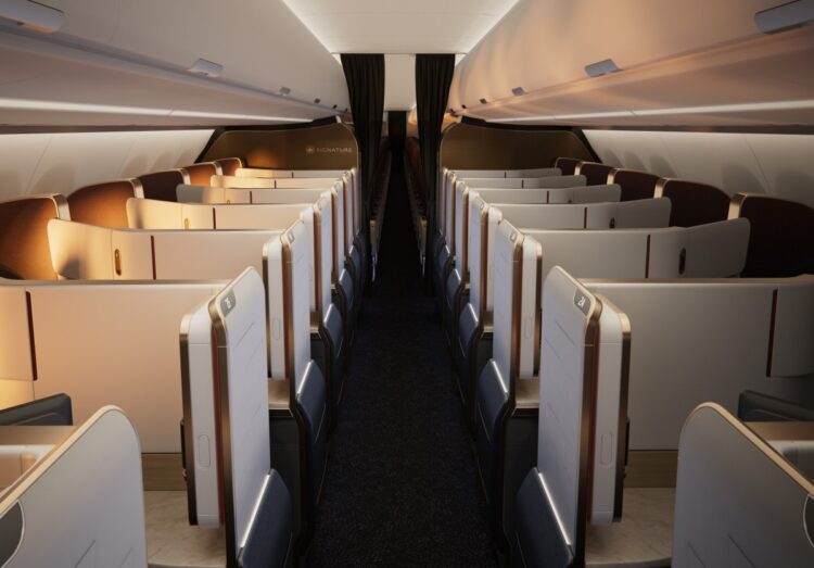 Air Canada Airbus A321xlr Signature Class Copyright
