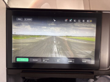 Cathay Pacific Boeing 777 300 Aria Suite Business Class Monitor 3