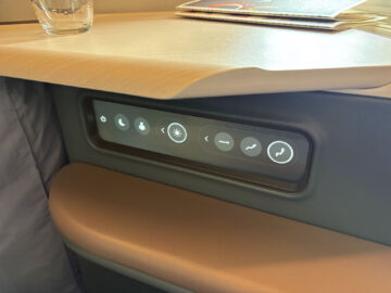 Cathay Pacific Boeing 777 300 Aria Suite Business Class Seat Controls