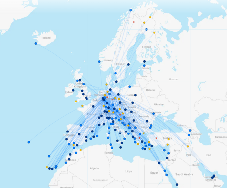 Eurowings Streckennetz Flightconnections Juni 2026