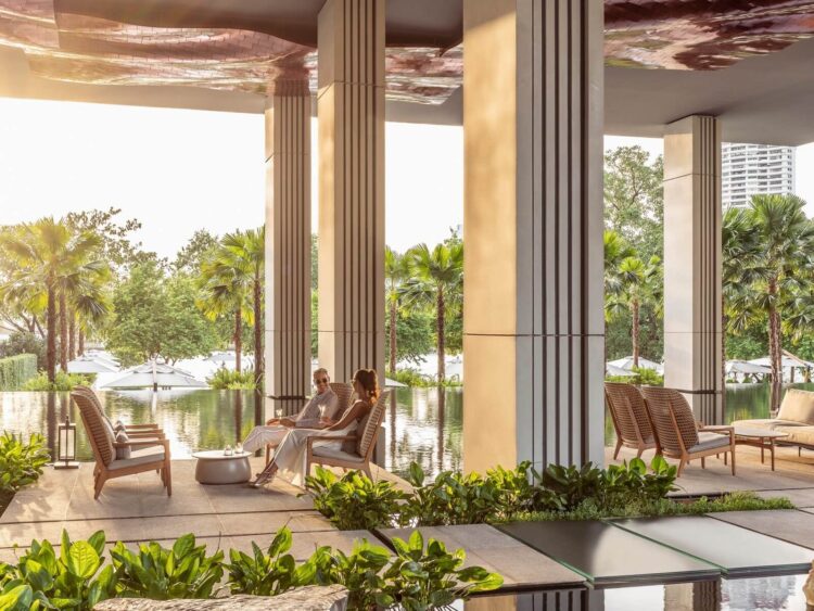 Four Seasons Hotel Bangkok At Chao Phraya River Lobby Copyright