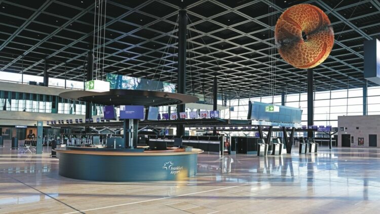 Frankfurt Flughafen Terminal 3 Check In Halle 3 Copyright
