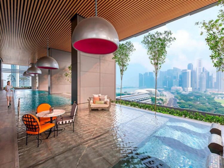 Jw Marriott Hotel Singapore Terrasse Copyright