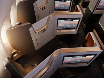Air Canada Airbus A321xlr Signature Class Sitz Oben Copyright