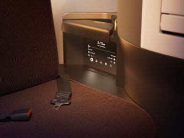Air Canada Airbus A321xlr Signature Class Sitz Steuerung Copyright