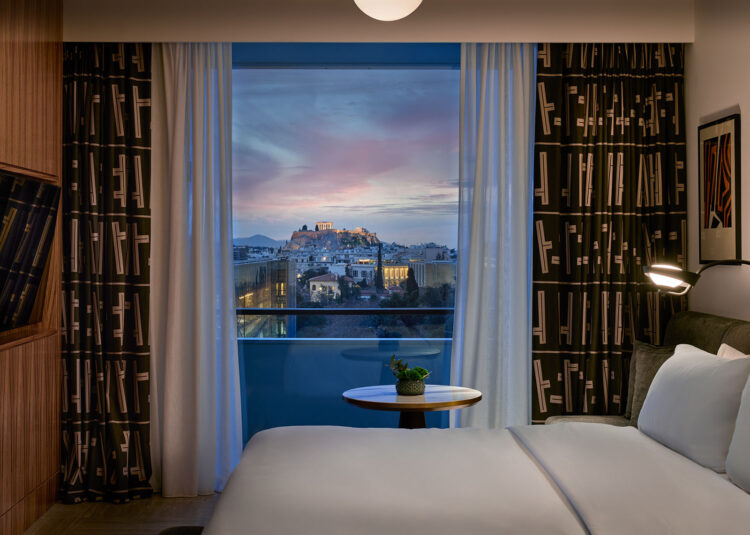 Conrad Athens The Ilisian One Bedroom Suite Acropolis Evening Copyright