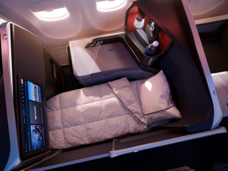 Delta Airlines Airbus A330 One Suites Bett Copyright